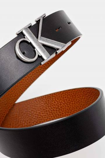 Двусторонний ремень Calvin Klein Jeans мужской цвет чёрный K50K512084 Двусторонний ремень Calvin Klein Jeans мужской цвет чёрный K50K512084