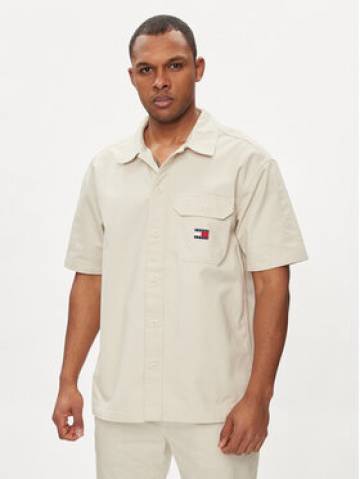 Tommy Jeans Сорочка Essential DM0DM18969 Бежевий Regular Fit Tommy Jeans Сорочка Essential DM0DM18969 Бежевий Regular Fit