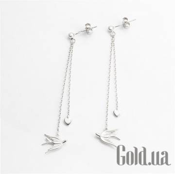 Серьги с подвесками Silvex925 Серьги с подвесками Silvex925