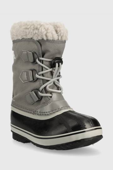 Детские сапоги Sorel цвет серый