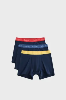 Мужские синие боксеры (3 шт) Синий L Gant 902613004