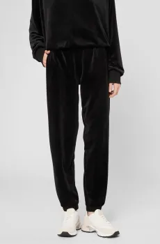Женские черные велюровые спортивные брюки Черный XL PRPY PWSPPPPF0041