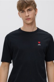 Reserved - Футболка comfort fit - чорний - 289FP-99X