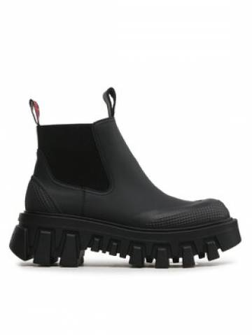 Tommy Jeans Челсі Tjw Rubber Rain Boot EN0EN02234 Чорний Tommy Jeans Челсі Tjw Rubber Rain Boot EN0EN02234 Чорний