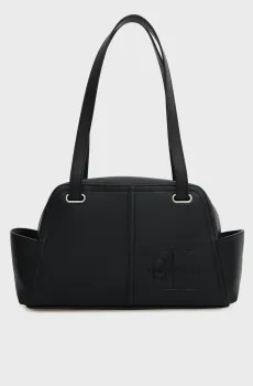Женская черная сумка MONOLOGO Черный ONESIZE Calvin Klein LV04F3688G