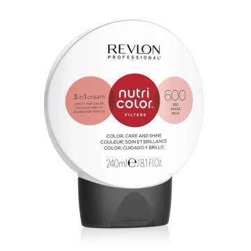 Тонирующий крем-бальзам для волос Revlon Professional Nutri Color Filters Fashion 600 Red, 240 мл Тонирующий крем-бальзам для волос Revlon Professional Nutri Color Filters Fashion 600 Red, 240 мл