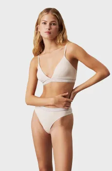 Женский бежевый бюстгальтер LL TRIANGLE Бежевый L Calvin Klein 000QF7945E