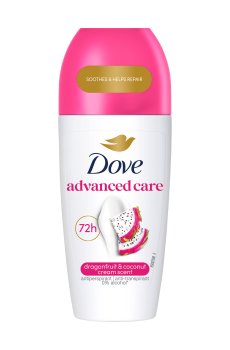 Шариковый антиперспирант Dove Advanced Care Dragon Fruit & Coconut Cream Scent женский, 50 мл