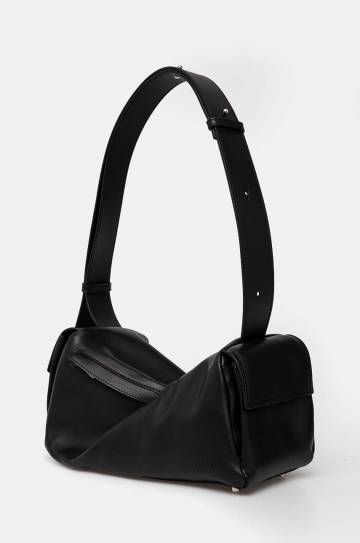 Кожаная сумочка Sunnei цвет чёрный CACCWBAG002 Кожаная сумочка Sunnei цвет чёрный CACCWBAG002