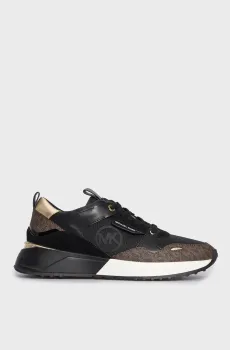 Женские черные кроссовки THEO TRAINER Черный 36.5 Michael Kors 43F1THFS2B
