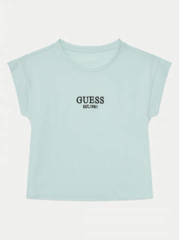 Guess Футболка J4BI34 J1314 Блакитний Boxy Fit Guess Футболка J4BI34 J1314 Блакитний Boxy Fit