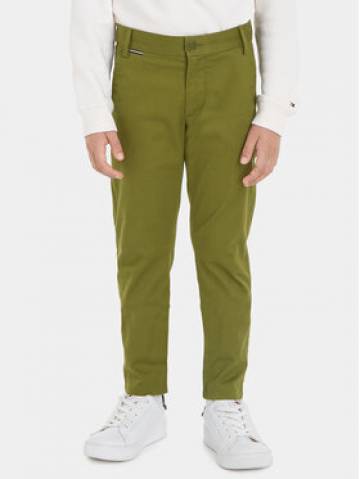 Tommy Hilfiger Штани з тканини KB0KB08609 Зелений Slim Fit Tommy Hilfiger Штани з тканини KB0KB08609 Зелений Slim Fit