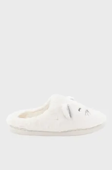 Женские белые тапочки LICAT Белый 40-41 Etam 6555894