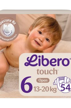 Набор подгузников Libero Touch размер 6 (13-20 кг), 2*27 шт