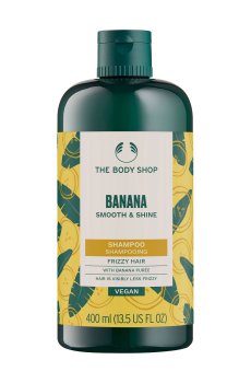 Шампунь The Body Shop Banana Smooth & Shine Shampoo для сухих волос, 400 мл