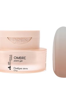 Омбре гель для ногтей Nails Molekula Professional Ombre Paint Gel, OP02 Caramel, 2.5 г