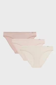 Женские трусики (3 шт) Разноцветный XL Atlantic 3CLP-001