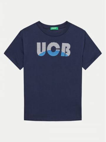 United Colors Of Benetton Футболка 3I1XC10IL Cиній Regular Fit United Colors Of Benetton Футболка 3I1XC10IL Cиній Regular Fit