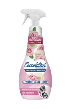 Универсальный обезжириватель для поверхностей и тканей Coccolatevi Марсельское мыло и роза, 750 мл