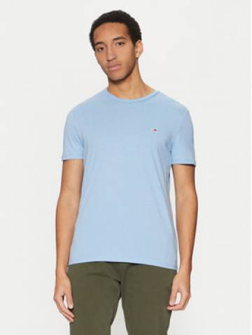 Tommy Jeans Футболка Jaspe DM0DM20363 Блакитний Slim Fit Tommy Jeans Футболка Jaspe DM0DM20363 Блакитний Slim Fit