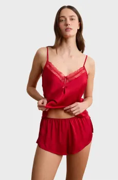 Женские красные шорты MINUIT Красный M Etam 6558176