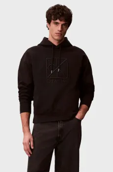 Мужское черное худи WEIGHT TERRY Черный XL Calvin Klein LV14LE201G