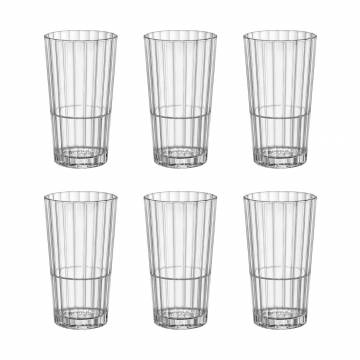 Набор высоких стаканов Bormioli Rocco Oxford Bar Beverage, 6*395 мл (340768BCV121990) Набор высоких стаканов Bormioli Rocco Oxford Bar Beverage, 6*395 мл (340768BCV121990)