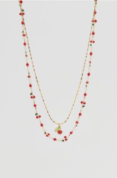 Reserved - Набір ланцюжків - червоний - 516IW-33X