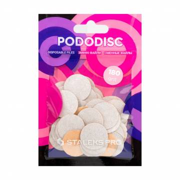 Сменные файлы для педикюрного диска Staleks PRO Expert Pododisc M белые, 180 грит, 50 шт (PDF-20-180w) Сменные файлы для педикюрного диска Staleks PRO Expert Pododisc M белые, 180 грит, 50 шт (PDF-20-180w)