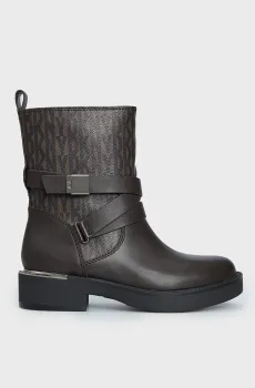 Женские коричневые кожаные полусапоги TAETA Коричневый 36 DKNY K2312709