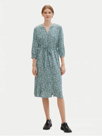 Tom Tailor Сукня-сорочка 1041205 Зелений Regular Fit Tom Tailor Сукня-сорочка 1041205 Зелений Regular Fit