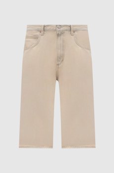 Бежевые джинсовые бермуды Fusion Skater