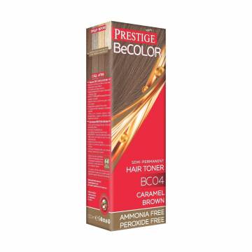 Безаммиачный оттеночный бальзам для волос Vips Prestige BeColor Semi-Permanent Hair Toner BC04 Карамельно-коричневый, 100 мл Безаммиачный оттеночный бальзам для волос Vips Prestige BeColor Semi-Permanent Hair Toner BC04 Карамельно-коричневый, 100 мл