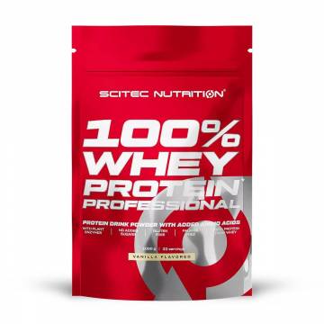 Протеин Scitec Nutrition 100% Whey Protein Professional Ваниль, в порошке, 1 кг Протеин Scitec Nutrition 100% Whey Protein Professional Ваниль, в порошке, 1 кг