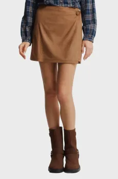 Женская коричневая юбка Коричневый 36 SPRINGFIELD 6883782