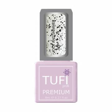 Топ для гель-лака Tufi profi Premium Dot And Shimmer Top с шиммером и мелкой крошкой, 8 мл Топ для гель-лака Tufi profi Premium Dot And Shimmer Top с шиммером и мелкой крошкой, 8 мл