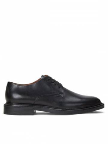 Polo Ralph Lauren Туфлі Asher Derby Ds Dby 803945279002 Чорний Polo Ralph Lauren Туфлі Asher Derby Ds Dby 803945279002 Чорний