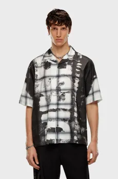 Мужская рубашка в клетку S-NABIL Разноцветный 52 Diesel A12965 0NJAE