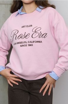 Кофта з круглим вирізом - пастельний рожевий