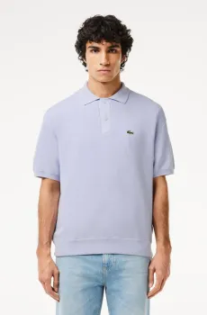 Мужской голубой свитер Голубой S Lacoste AH7642IR6