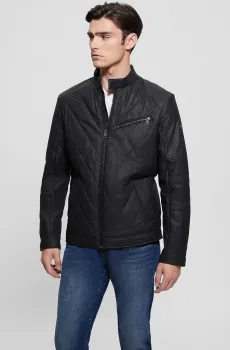 Мужская черная куртка Черный M Guess M4RL01.WFHD0;JBLK