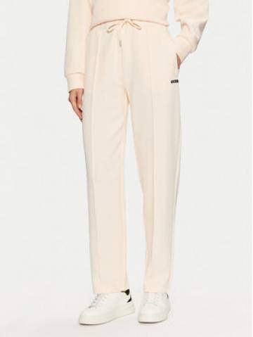 Guess Штани з тканини V5RB01 KCLD1 Écru Regular Fit Guess Штани з тканини V5RB01 KCLD1 Écru Regular Fit