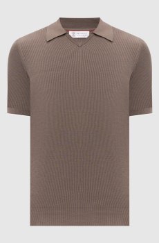 Коричневое поло