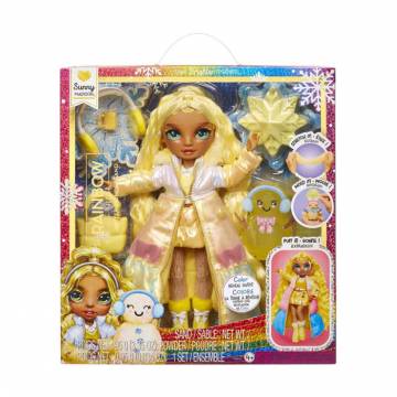 Детская кукла Rainbow High Winter Wonderland Санни, с аксессуарами, 28 см, от 4 лет (120858) Детская кукла Rainbow High Winter Wonderland Санни, с аксессуарами, 28 см, от 4 лет (120858)