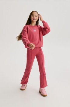 Reserved - Трикотажний комплект з бавовною - рожевий - 275FA-38X