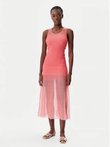 PINKO Трикотажна сукня 104802 A2GJ Кораловий Regular Fit PINKO Трикотажна сукня 104802 A2GJ Кораловий Regular Fit