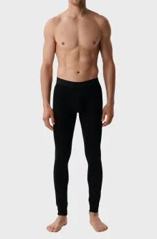 Мужские черные термобрюки Черный S Atlantic BML-016