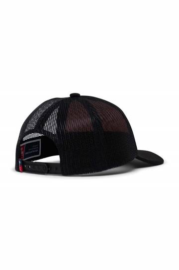 Кепка Herschel Baby Whaler Mesh Cap цвет чёрный однотонная Кепка Herschel Baby Whaler Mesh Cap цвет чёрный однотонная