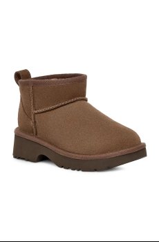 Детские замшевые сапоги UGG KIDS CLASSIC ULTRA MINI NEW HEIGHTS