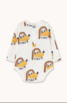 Детское боди из хлопка Tinycottons DOGS RIB BODY